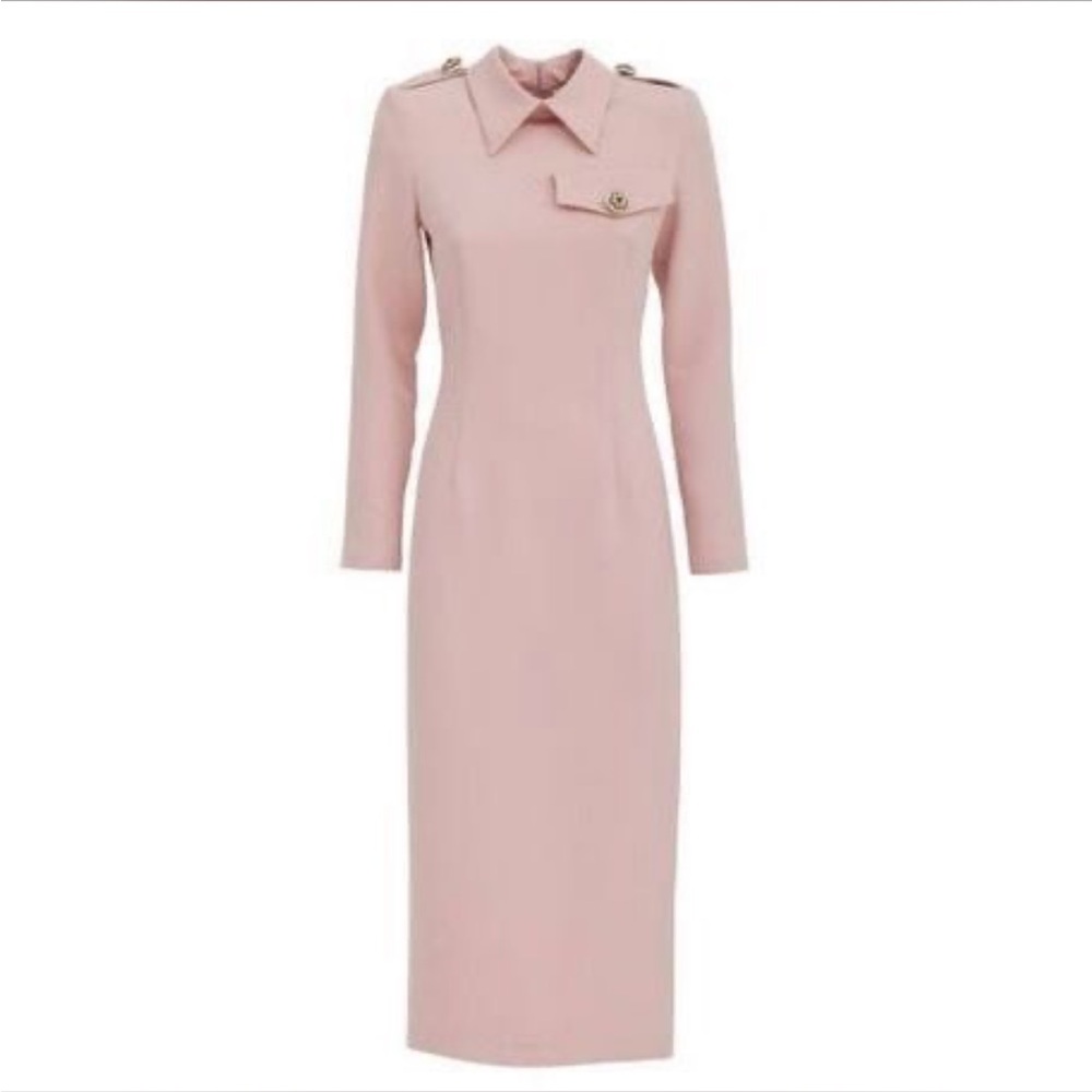 Julia Allert Stand-Up Collar Dress NWT